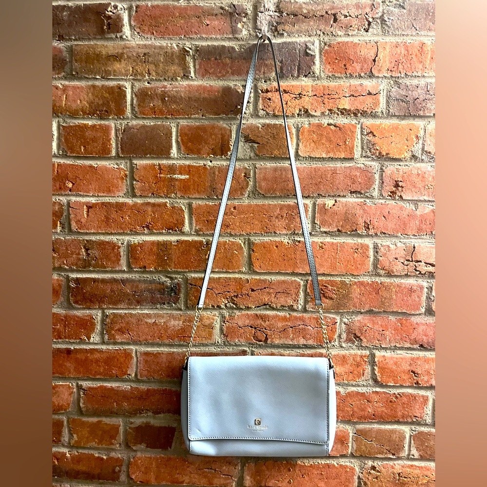 Great Condition Light Blue Kate Spade Crossbody - Picture 1 of 6